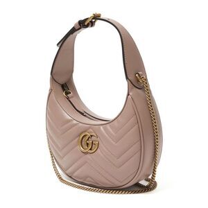 Gucci Shoulder Bag GG Marmont Handbag Beige Ladies